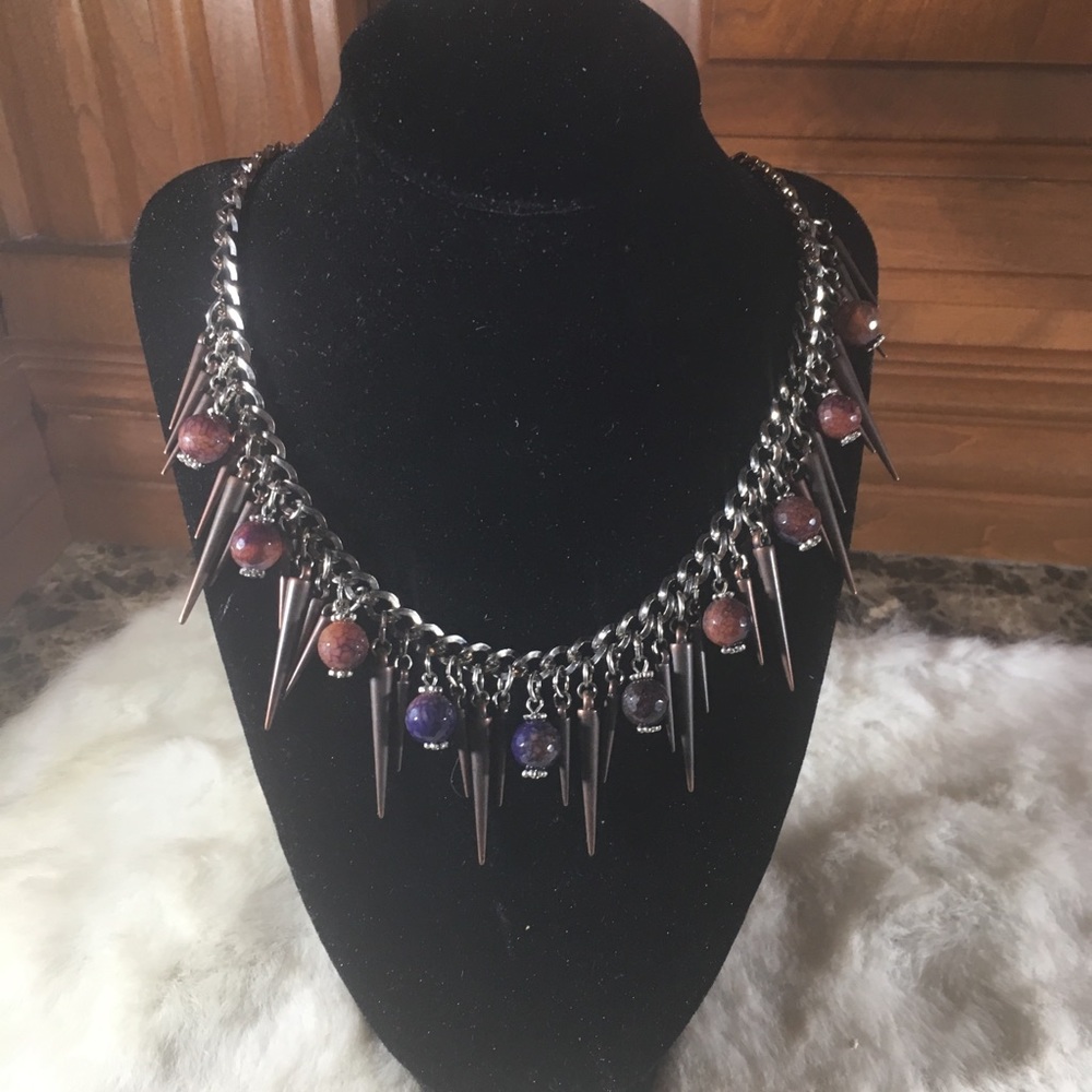 Marrin Costello Ombr Spike Necklace